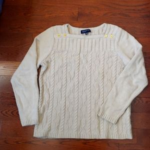 Jones New York square neck sweater